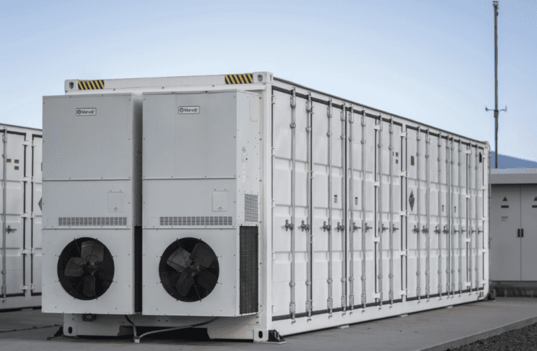 Photo of AES battery energy storage system